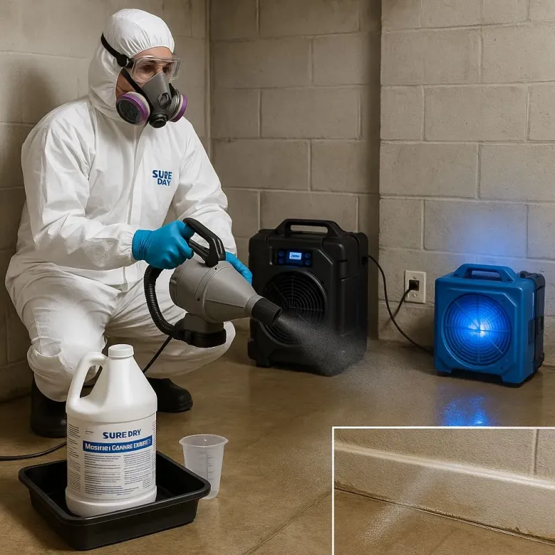 Sanitization and Odor Removal process in Kyle, TX